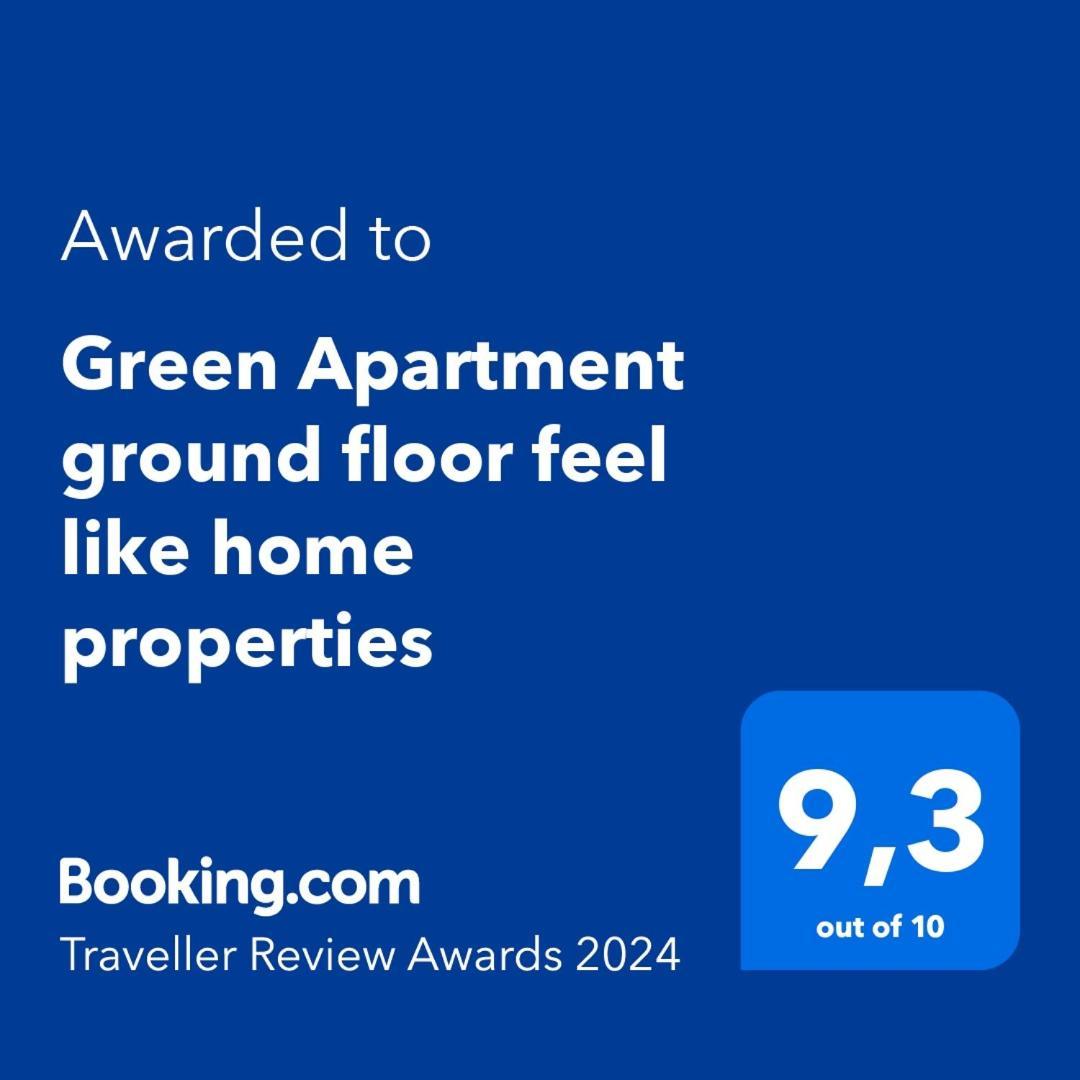 Green Apartment Ground Floor Feel Like Home Properties Saronida Kültér fotó